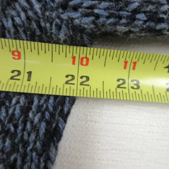 L.L. Bean Sweater Jacket Size M Zippered Flannel Lined - Picture 7 of 10